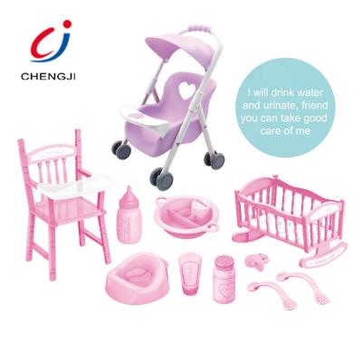 China Toy Soft Newborn Musical Vinyl Battery Operated Dolls For A Girl, Realistic Drink Pee Pretend Play Function Baby Doll for sale