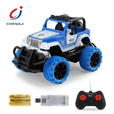 China RC Model 1:43 Channel Police Electric Mini Rc Remote Control Car With Light for sale