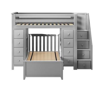 China Eco-Friendly Materials Cheap Wholesale School Bunk Bed Boarding Bunk Bed For Adult Double Deck Bed for sale