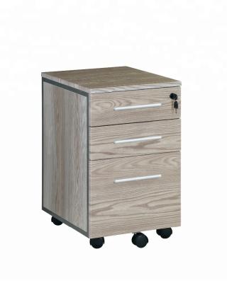 China High Quality Lockable Wooden PANEL Filing Cabinet With 3 Drawer for sale