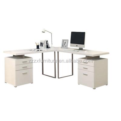 China Newest High End PANEL Space Saving Desk With 3 Drawers for sale