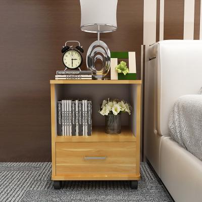 China PANEL Nightstand Small Bedside Table Home Furniture Bedroom Furniture Nightstand Cabinet Nightstand for sale