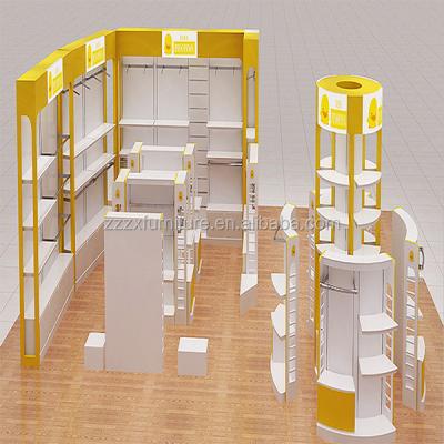 China Environmental Friendly High Quality Wooden Store Display Rack And Cabinet for sale