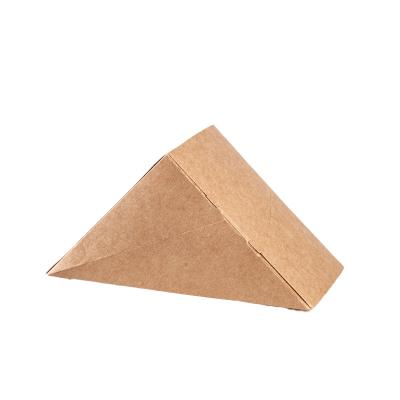 China Good Price Biodegradable Disposable Double Wall Folding Coated Window Kraft Paper Sandwich Package Box for sale