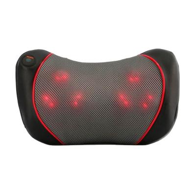 China Home Body Car Comfort Massage Travel Neck Pillow, Infrared Electronic Vibrator Neck Support Soft Pillow for sale