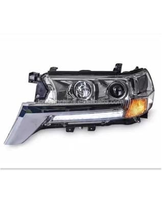 China Factory 2016 Year LED Modified Land Cruiser Cars Headlight With Moving Led DRL Headlamp for sale