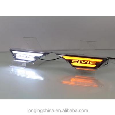 China Factory 2017 Year LED Wheel DRL Shock Absorber For Honda Civic LED Fog Lamp DRL for sale