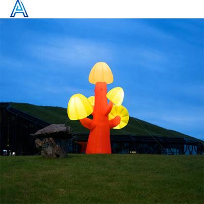 China Advertising& Hot Selling Custom Size Giant LED Inflatable Toy Tree For Inflatable Flower Model Model Blow Up Tree Outdoor Decoration for sale