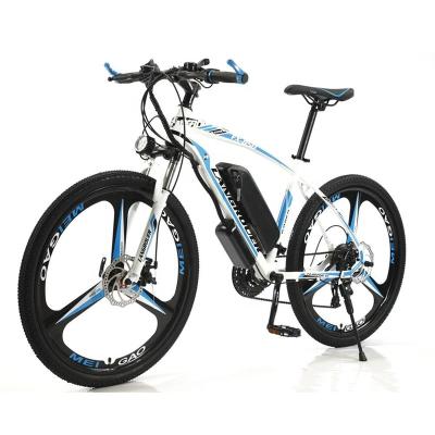 China Carbon steel 26 inch 250W 36V power mountain bike direct sales lithium battery mountain bicycle adult electric bike various manufacturers for sale