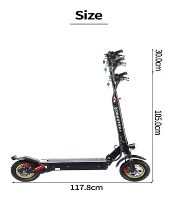 China 2021 New Off Road Stock Warehouse Stock Factory Unisex European Fashion New High Power Electric Scooter 48V 1000W Folding Scooter for sale