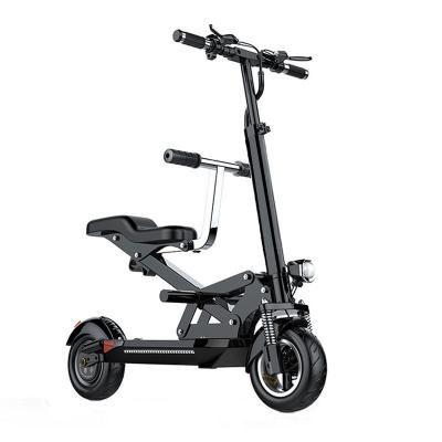 China Top quality 500w e scooter foldable scooter outdoor sports max load 150kg electric scooter with two seats for sale