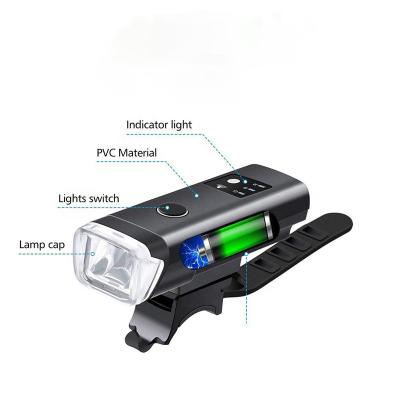 China Hot 2021 Super Bright ABS+PC USB LED Sensor Rechargeable Smart Headlight Headlight Front Lights Luz de bicicleta for sale