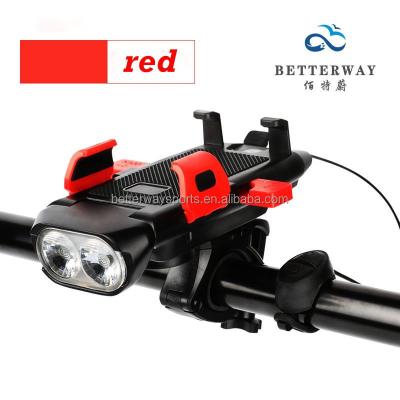 China ABS Engineering Plastics Engineering Plastics Bicycle Front Light Rainproof USB Rechargeable Bicycle Front Light 4000mAh LED Headlight 4000mAh Flashlight Flashlight Bike Horn Lamp for sale