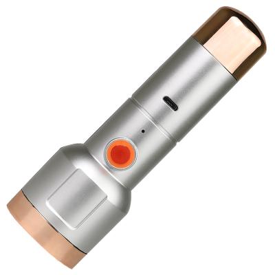 China Coba 300m Camping OSL Aluminum Alloy Outdoor Hunting Super Bright USB Input Built-in 18650 Battery Rechargeable Most Powerful Flashlight for sale