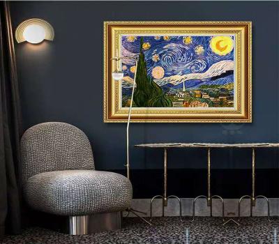 China Modern Vincent Van Gogh - Starry Night Over the Rhone Handmade Oil Canvas Painting Reproduction for sale