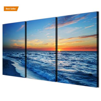 China New Style Canvas Print 3 Panel Art Modern High Quality Wall Painting For Hotel for sale