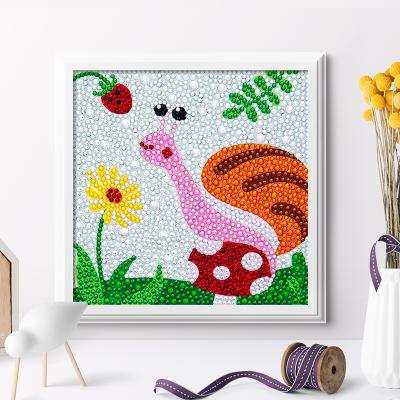 China 2021 Picture Classic 5d DIY Kids Retro Dog Round Diamond Painting Custom Flower Animals for sale