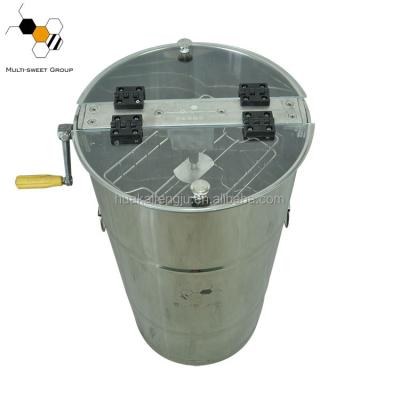 China Farms 2 Frames Radial Reversible Manual Stainless Steel Honey Extractor For Sale for sale