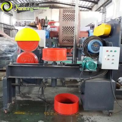 China energy & Mining Waste Scrap Tire Tread Sidewall Cutter 3 Pcs Cutting Machine for sale