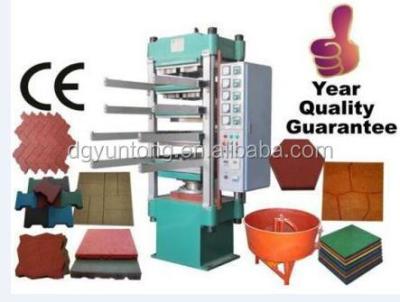 China Make Tiles And Mats Rubber Tiles And Rubber Mats Manufacturing Machine With Waste Tire Recycled Rubber for sale