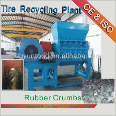 China New and innovative plastic and rubber tire and plastic recycling machine for sale