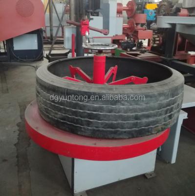 China 002 tire cutting machine used by eco-friendly rubber processing machinery for sale