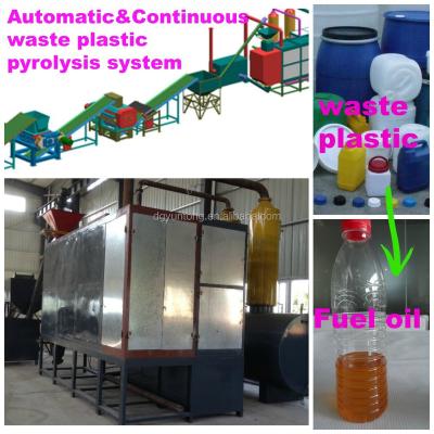 China Recycle Waste and Plastic Tires Decomposed by Heat in YUNTONG Professional Gasoline and Oil Brand Manufacturer Automatic Waste Tire Recycling to Oil, Waste Plastic Pyrolysis with ISO9001&ISO14001&CE for sale