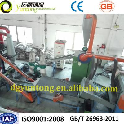 China Shred Waste Tires in 50x50mm Yuntong Rubber Chips Fully Automated Used Car Tire Pelletizing Production Line for sale