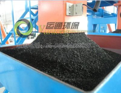 China Low price for promotion in 2015 recycled tires powder rubber crumb grinding machine 100kg -150kg/hour waste rubber tires for sale