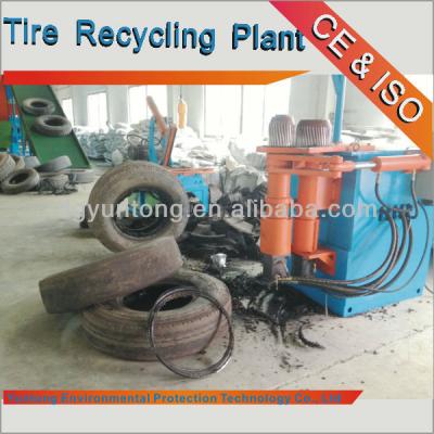 China High Quality Waste Tire Tire Shredder For Whole Tire Recycling Line for sale