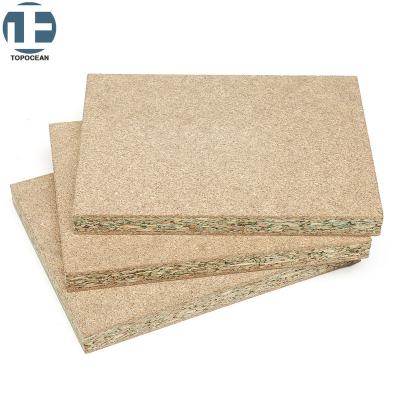 China TOPOCEAN chipboard melamine board chipboard contemporary raw chip board 4x8'9mm 12mm 15mm 18mm for sale