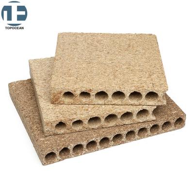 China TOPOCEAN China modern high quality hollow core particle board / tubular chipboard door core for sale