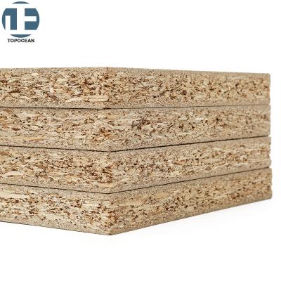 China Modern wood high quality chipboard / TOPOCEAN 12-28mm particle board for furniture for sale