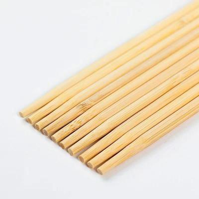 Cina Giapponese Disposable Customized Bamboo Round Chopstick, opp wrap, bamboo nude. in vendita