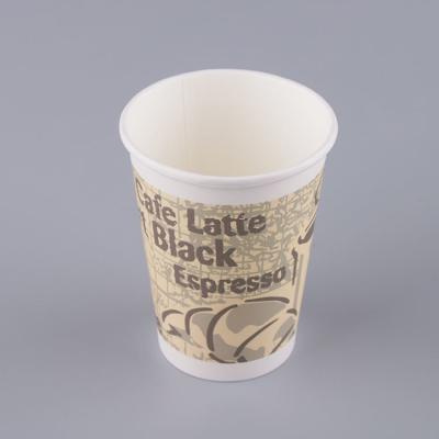 Chine Tasse de papier jetable de café faite sur commande de tasse à boire biodégradable écologique à vendre