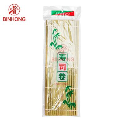 China Handgemachte Sushi-rollende Matte Mao Bamboos 24*24cm zu verkaufen