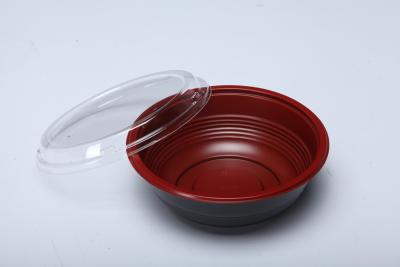 Chine Bol de riz jetable Microwavable en plastique d'emballage alimentaire de la longévité pp à vendre