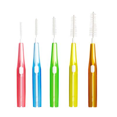 China Interdental Dental Brushes Between Tooth Interdental Picks Brush Interdental Teeth Cleaning Brush for sale