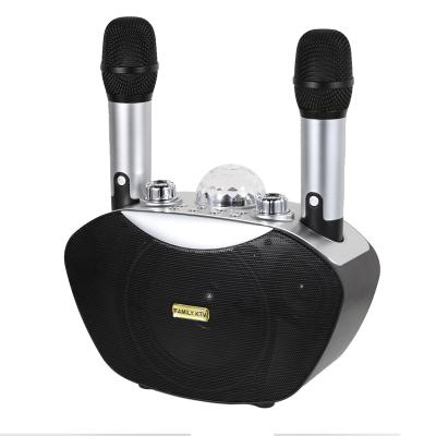 China KTV Sound Family Activated Light Karaoke Singing Microphone Speaker Wireless Microphone With Speaker Microphone Wireless Speaker for sale