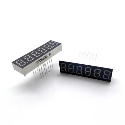 China Show PSM-3661 0.36inch 6 Digits Segment Led Display for sale