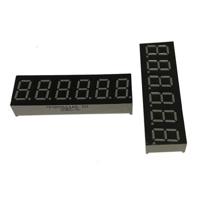 China Display OEM Factory Red Color Customized 0.36 Inch 7 Digit 6 Segment Led Display for sale