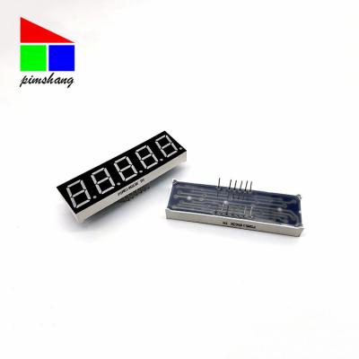 China Indoor Chinese Supplier 5 digit 0.56 inch super red nixie tube 7 segment led display for sale