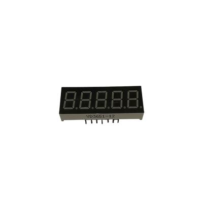 China Chinese Digit Display Supplier 5 Segment 7 Customized Super Red 0.56 Inch Nixie Tube Display for sale