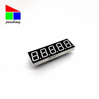 China Indoor 0.56 Inch 5 Digit 7 Segment Led Display Module for sale