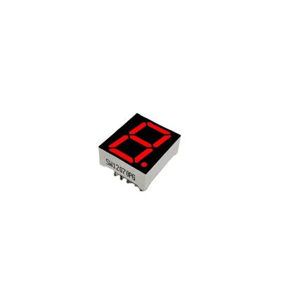 China Indoor Calendar Display With 0.7 Inch Digit 7 Red Light 1 Segment Led Display for sale