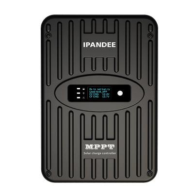 China Smart Solar Panel Ipandee Pv Input Off-Grid System Suitable Charger Controller All Battery 12V 24V Solar Controller for sale