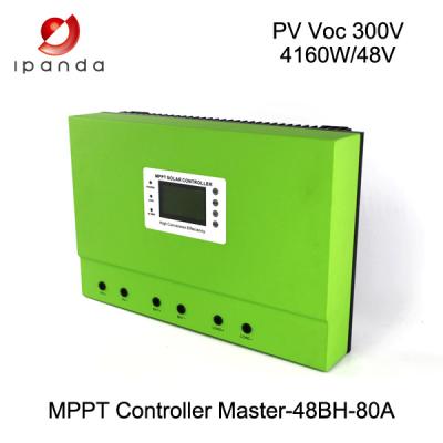 China Solar charger controller MPPT charge cntroller master 48V 80A for solar system for sale