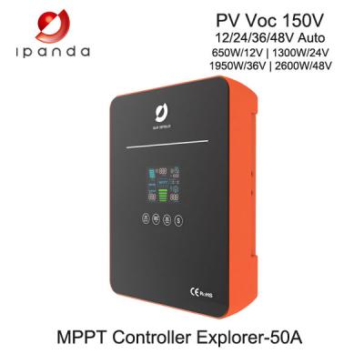 China Controller Controladores de carga MPPT IP67 50A waterproof 12V 24V 36V 48V 150VDC charger for sale