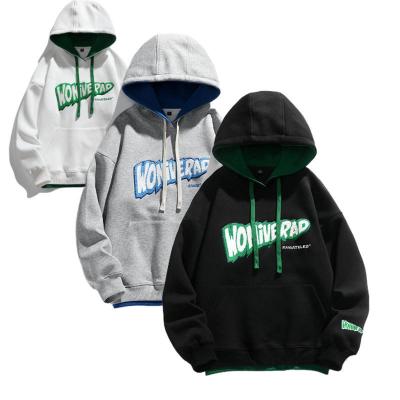 China Anti-wrinkle 2022 Custom Logo  High Quality Wholesale OEM Over Size  Men Fleece Chenille Hoodie for sale