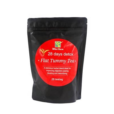 China Flat Tea Winstown Detox 28 Day Cup Hunger Belly Tea Sachets for sale